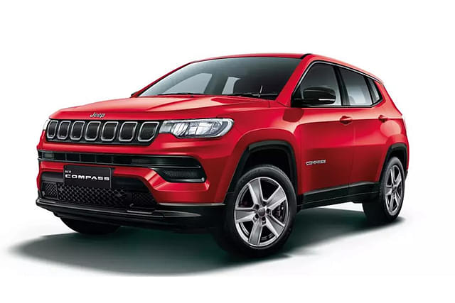 Jeep Compass  in  Exotica Red 