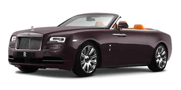 Rolls-Royce Dawn  in Maderia red