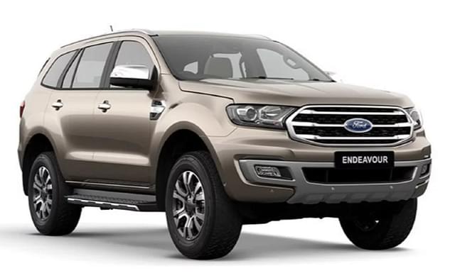 Ford Endeavour  in Diffused Silver