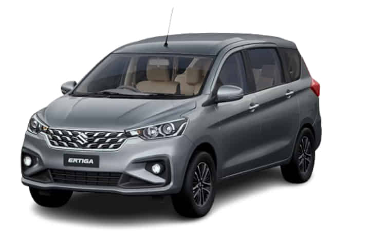 Ertiga in Splendid Silver