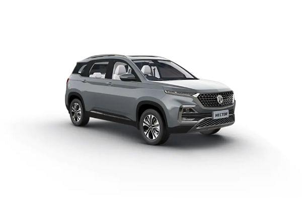 MG Hector  in Aurora Silver