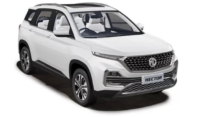 MG Hector  in Candy White