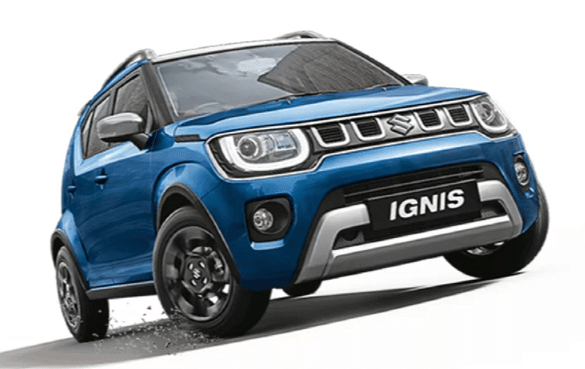 Maruti Ignis  in  Nexa Blue With Silver Roof
