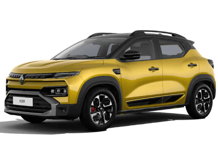 Kiger undefined in  Oasis Yellow With Mystery Black Roof