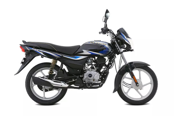 Bajaj Platina 100 in Black & Blue Bajaj Platina 100 in Black & Blue