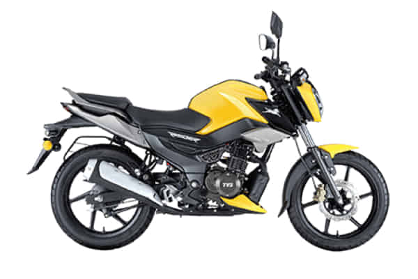 Raider 125 undefined in Fiery Yellow