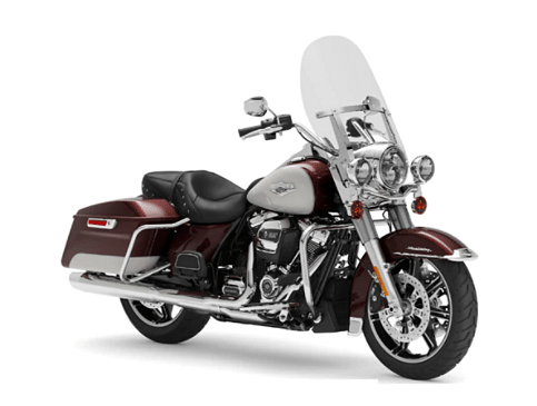 Harley-Davidson Road King  in Midnight CrimsonStone Washed White Pearl