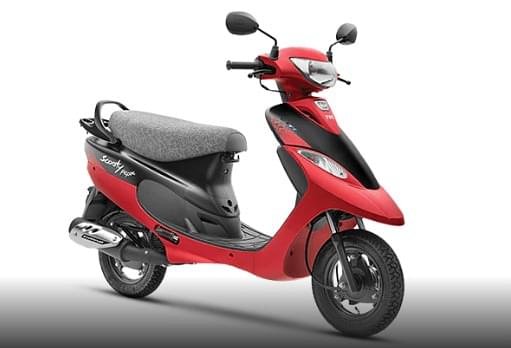 TVS Scooty Pep+  in  Coral Red 