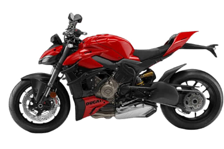 Streetfighter V4 in Ducati Red