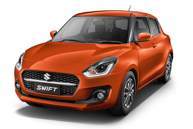 Maruti Suzuki Swift  in Pearl Metallic Lucent Orange