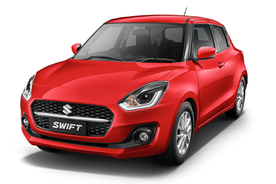 Maruti Swift  in Solid Fire Red