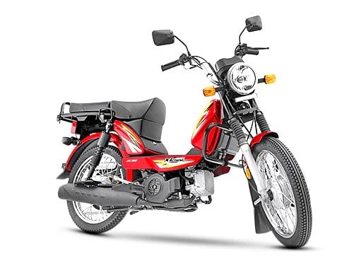 TVS XL 100  in  Red