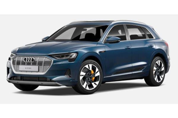 Audi e-tron  in Galaxy Blue Metallic