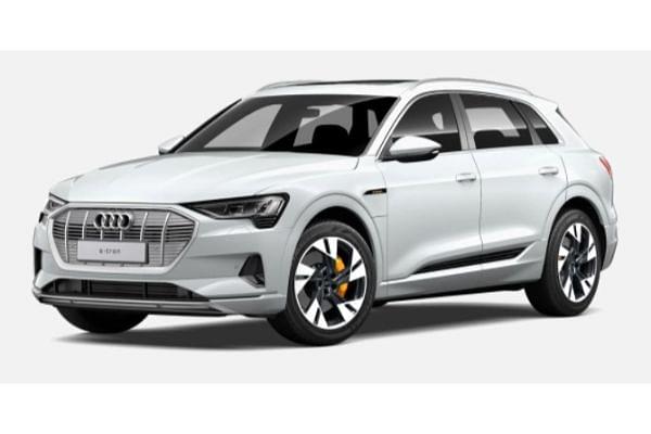 Audi e-tron  in Glacier White Metallic