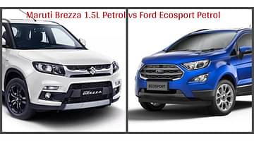Maruti Brezza 1.5L Petrol vs Ford Ecosport Petrol Image