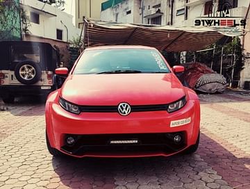 relais Koloniaal koelkast This DC Designed Red Volkswagen Polo Looks Straight Like A Concept
