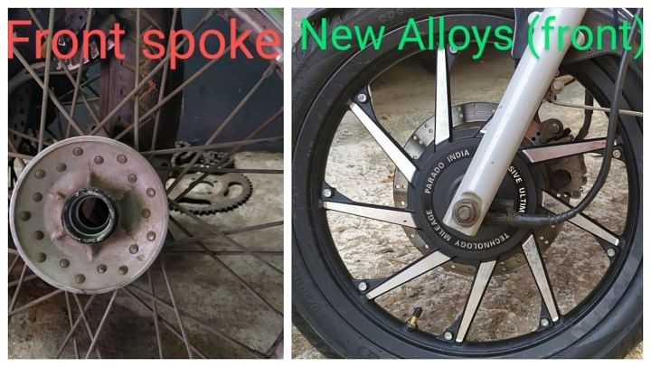 bajaj avenger alloy wheels
