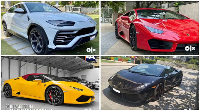 Top Five Used Lamborghini Cars Listed for Sale on OLX
