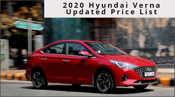 2020 Hyundai Verna Becomes Expensive - Check Updated Price List