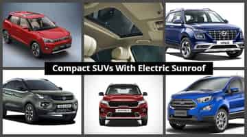 Top Compact SUVs With Sunroof - Tata Nexon To Kia Sonet