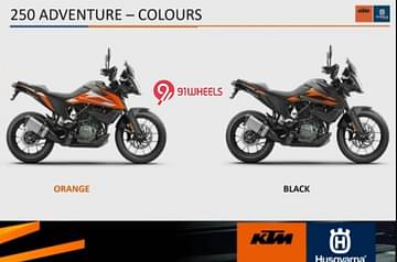 KTM 250 Adventure Colours