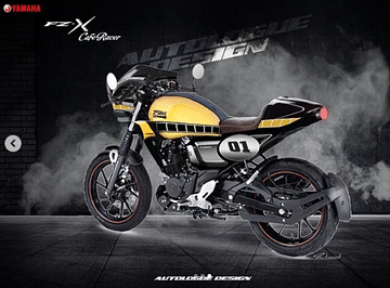 Yamaha FZ-X Custom Cafe Racer taillight image