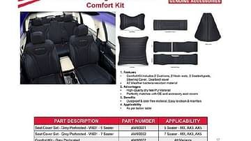 Mahindra XUV700 official accessories