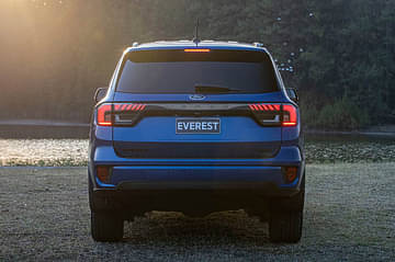 New Ford Everest rear profile