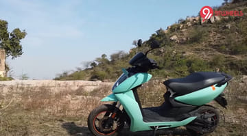Ather 450x E Scooter Detailed Review Electric Range Performance Handling Ather Grid Charging Tested
