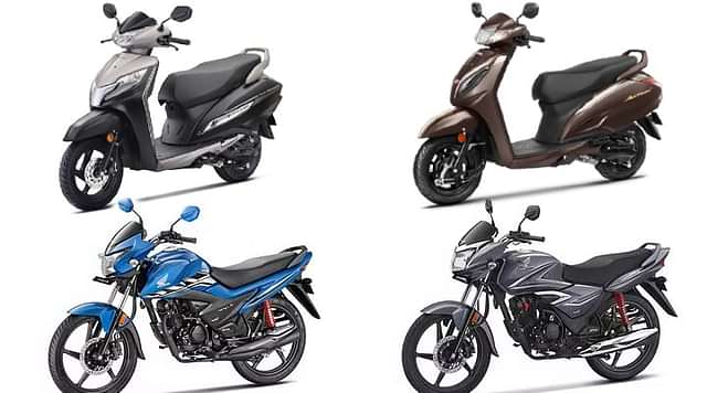 Honda Two-Wheeler Line Up Gets Dearer Up To Rs 1,300