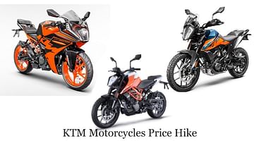 KTM India Price Hike