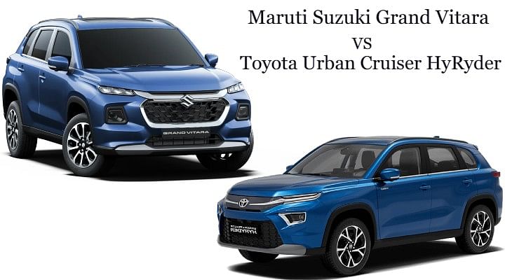 Maruti Suzuki Grand Vitara Vs Toyota Urban Cruiser HyRyder - Key Differences
