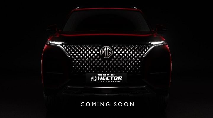 2022 MG Hector Facelift Teased Again Ahead Of Launch