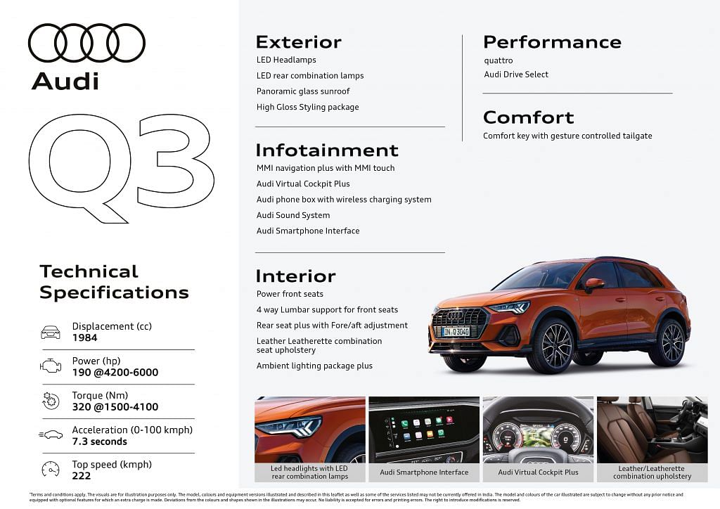 Audi Q3 Features