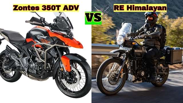 2022 Zontes 350T ADV vs Royal Enfield Himalayan Comparison