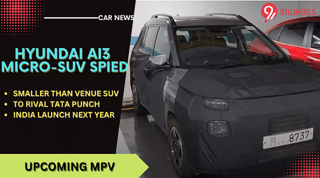 2023 Hyundai Ai3 SUV Spy Photos Leaked - India Launch Confirmed