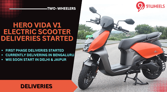 Hero Vida Electric Scooter's First Phase Deliveries Started In Bengaluru