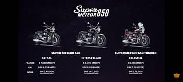 RE Super Meteor 650 Price