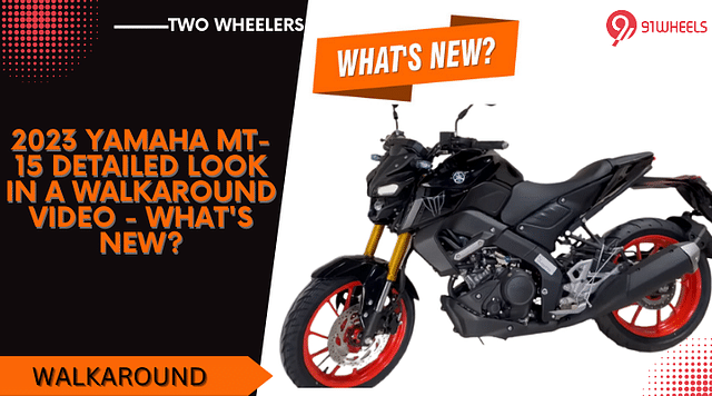 2023 Yamaha MT-15 Detailed Look In A Walkaround Video - What's New?