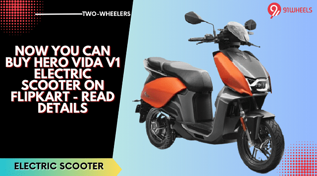 Now You Can Buy Hero Vida V1 Electric Scooter On Flipkart - Read Details