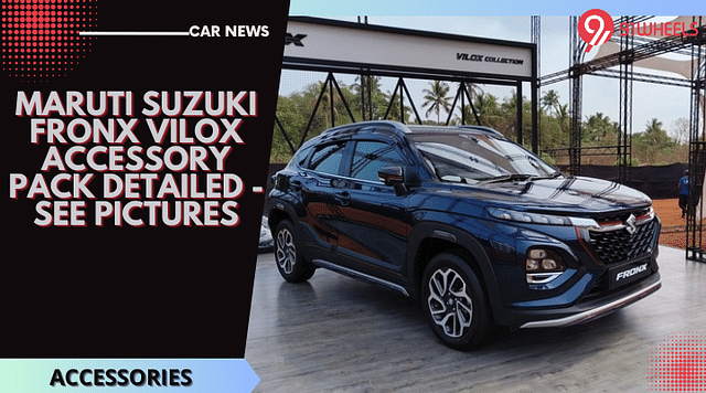 Maruti Suzuki Fronx Vilox Accessory Pack Detailed - See Pictures