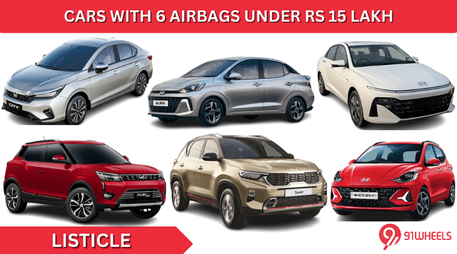 Want A Safe Car? Here Are 5 Cars Under Rs 15 Lakh With Up To 6 Airbags