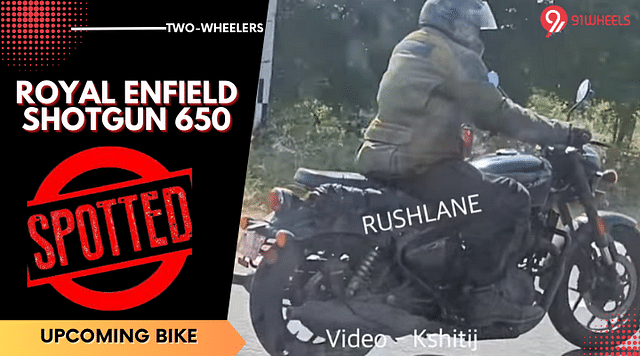 Royal Enfield Shotgun 650 Spied On Test - Looks Launch Ready!