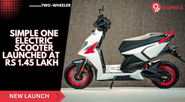 Simple One Electric Scooter Launched At Rs 1.45 Lakh - Gets 212 Km Claimed Range