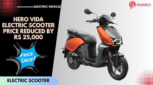 Hero Vida Electric Scooter Gets Rs 25,000 Cheaper - To Be Sold In 100 Cities Soon
