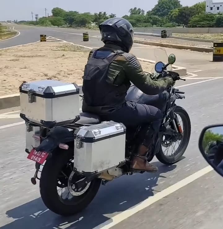 Royal Enfield Himalayan 450 ADV Bike Spotted With Touring Accessories