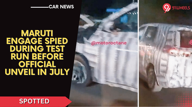 Maruti Engage Spied During Test Run Before Official Unveil In July