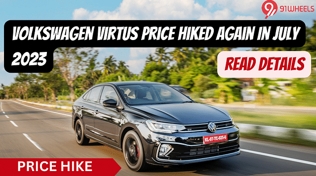 Volkswagen Virtus Price Hiked Again In July 2023- Read Details