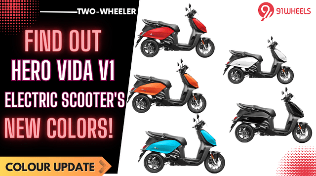 Find Out Hero Vida V1 Electric Scooter's New Colours: More Choices!