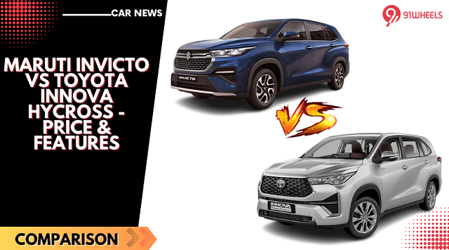 Maruti Invicto Vs Toyota Innova Hycross - Price & Features Comparo